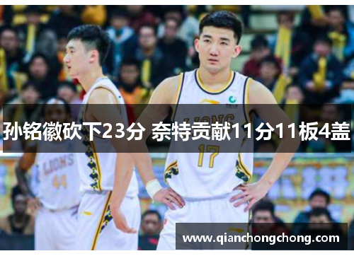 孙铭徽砍下23分 奈特贡献11分11板4盖